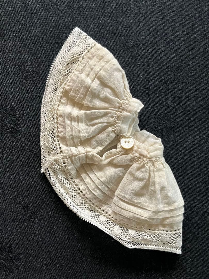 アンティークフランスフレンチビスクドール小さなドール用ドレスセットミニョネット