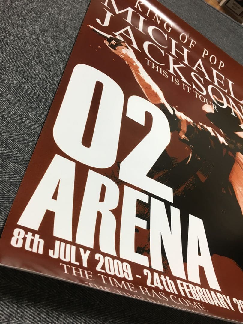 マイケルジャクソン THIS IS IT O2 ARENA 会場用ポスター
