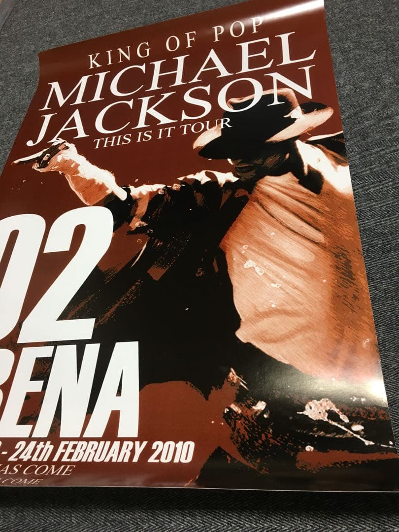 マイケルジャクソン THIS IS IT O2 ARENA 会場用ポスター
