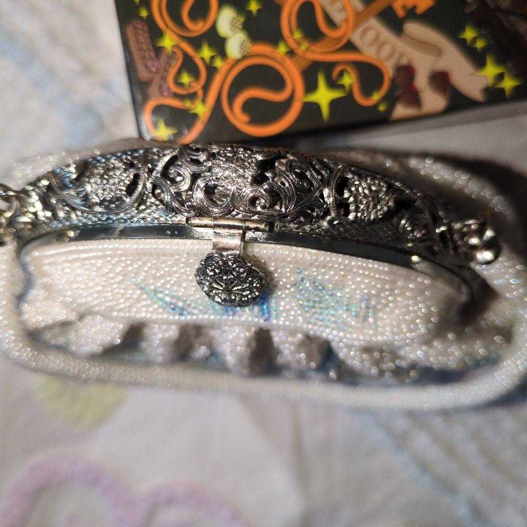 美品 レトロ ピーズバック 白色