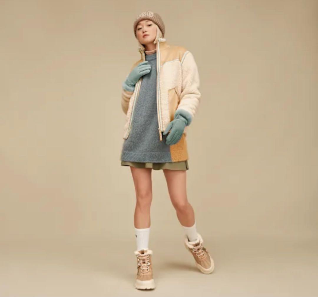 UGG Chunky Crafted Rib ニット帽マフラーセット新品タグ付き