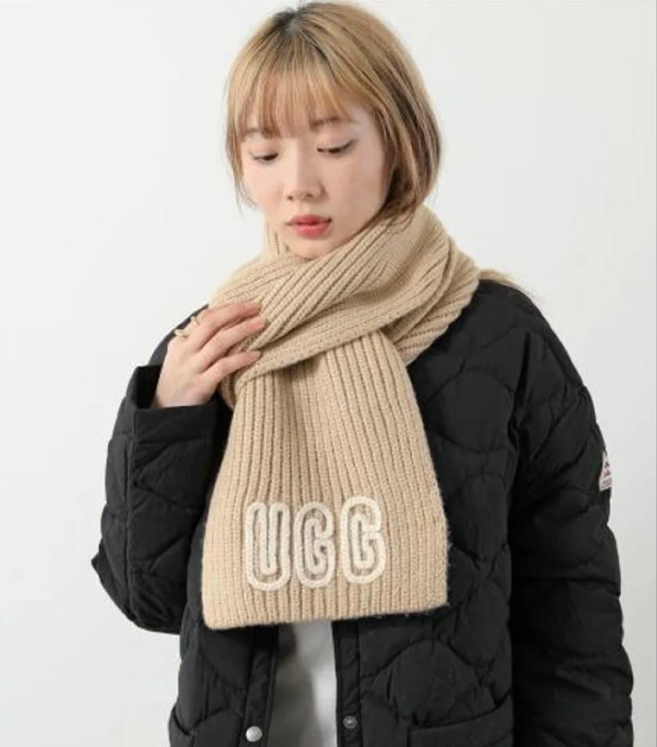 UGG Chunky Crafted Rib ニット帽マフラーセット新品タグ付き