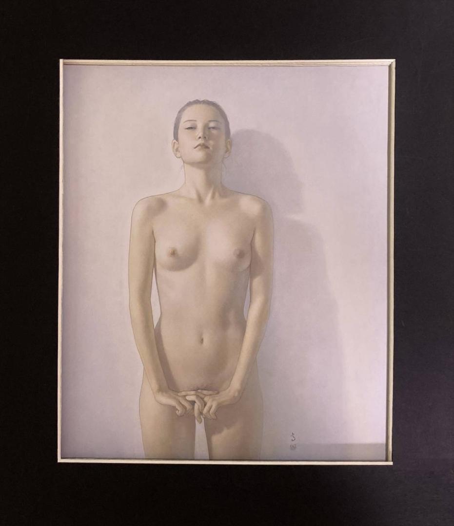 高塚省吾、【南回帰線】、希少な額装用画集画、新品高級額 額装付