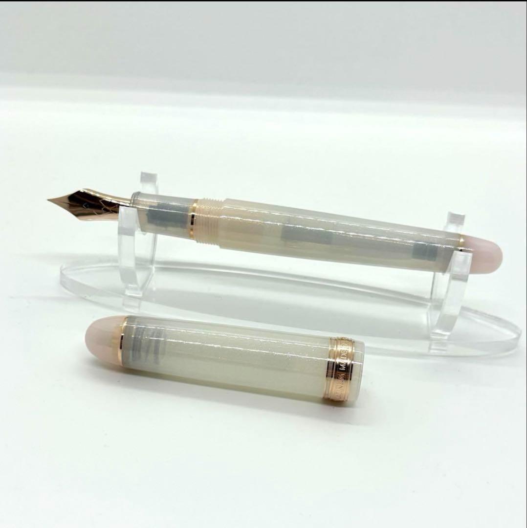 【新品】万年筆　八文字屋オリジナル　初雪　細字F