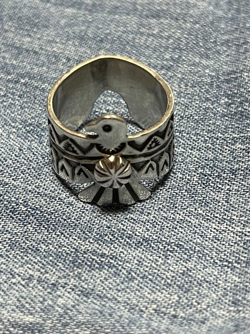 D.Cadman ナバホ　リング　サンダーバード 28号　インディアンジュエリー