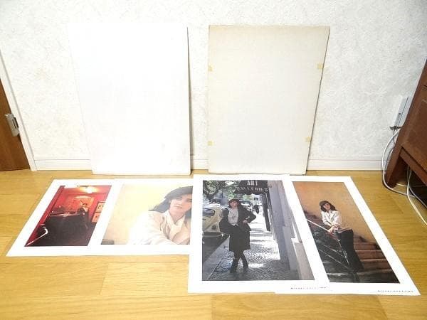 希少 80年代 ビンテージ 中島みゆき ポスター 4枚セット レトロ 当時物