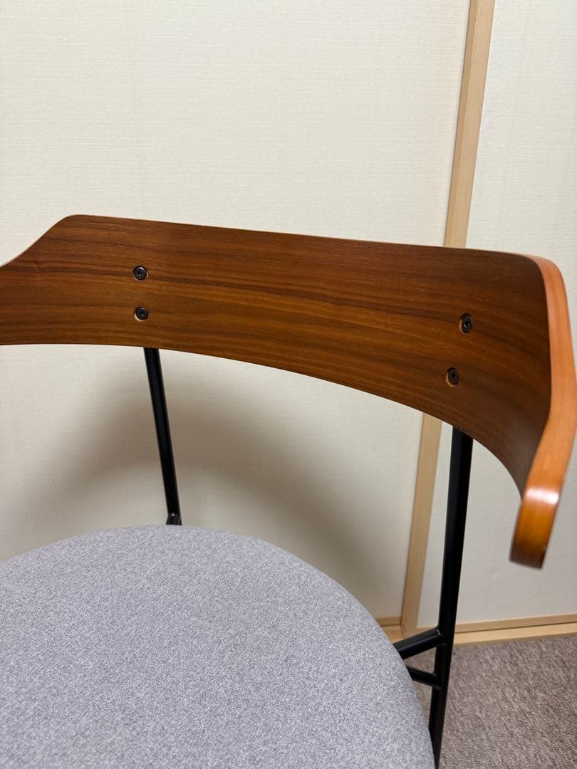 専用❗️関家具　ダイニングチェア　カペルIII 2脚セット　座面ライトグレー