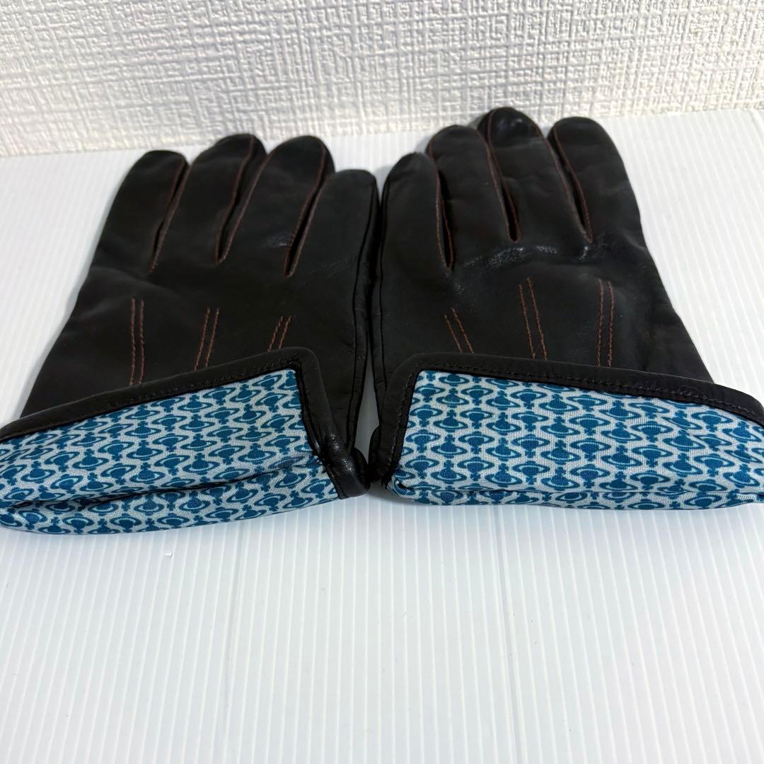 美品　ヴィヴィアンウエストウッド　革手袋　本革　ブラック