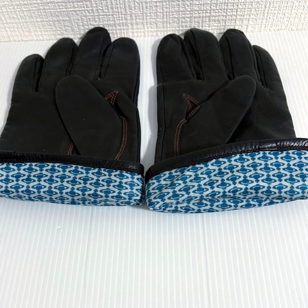 美品　ヴィヴィアンウエストウッド　革手袋　本革　ブラック