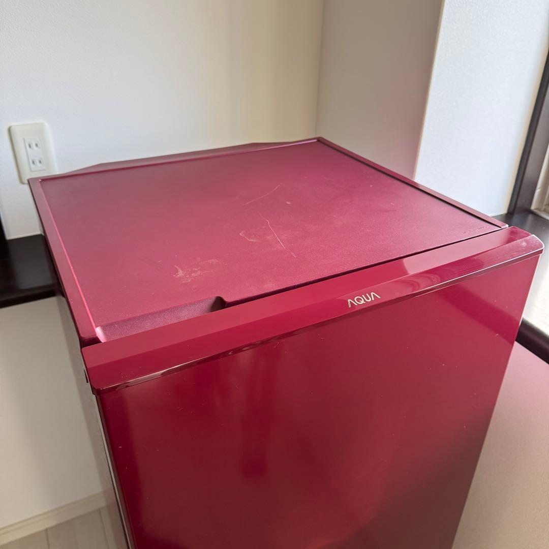 中古2ドア 冷蔵庫 アクア aqa-16g 2018年製 取扱説明書あり