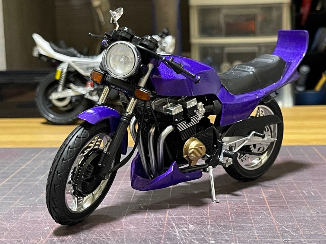 1/12 アオシマ製・CBX400F★完成ジャンク品★