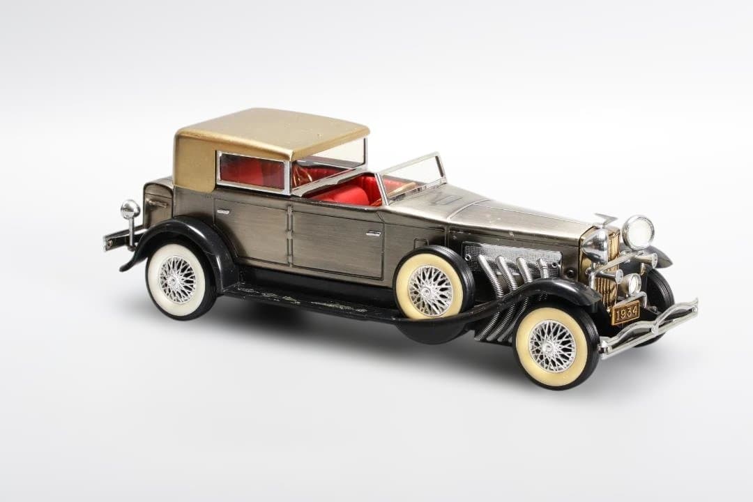 ビンテージ クラシックカー模型 1934年式風 金属調モデル / レトロカー