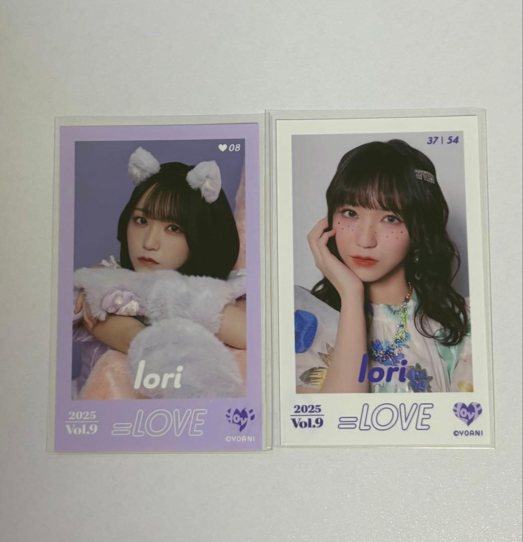 ＝LOVE イコラブ 野口衣織 ミニフォト 猫衣装 絶アイ レア 2枚セット