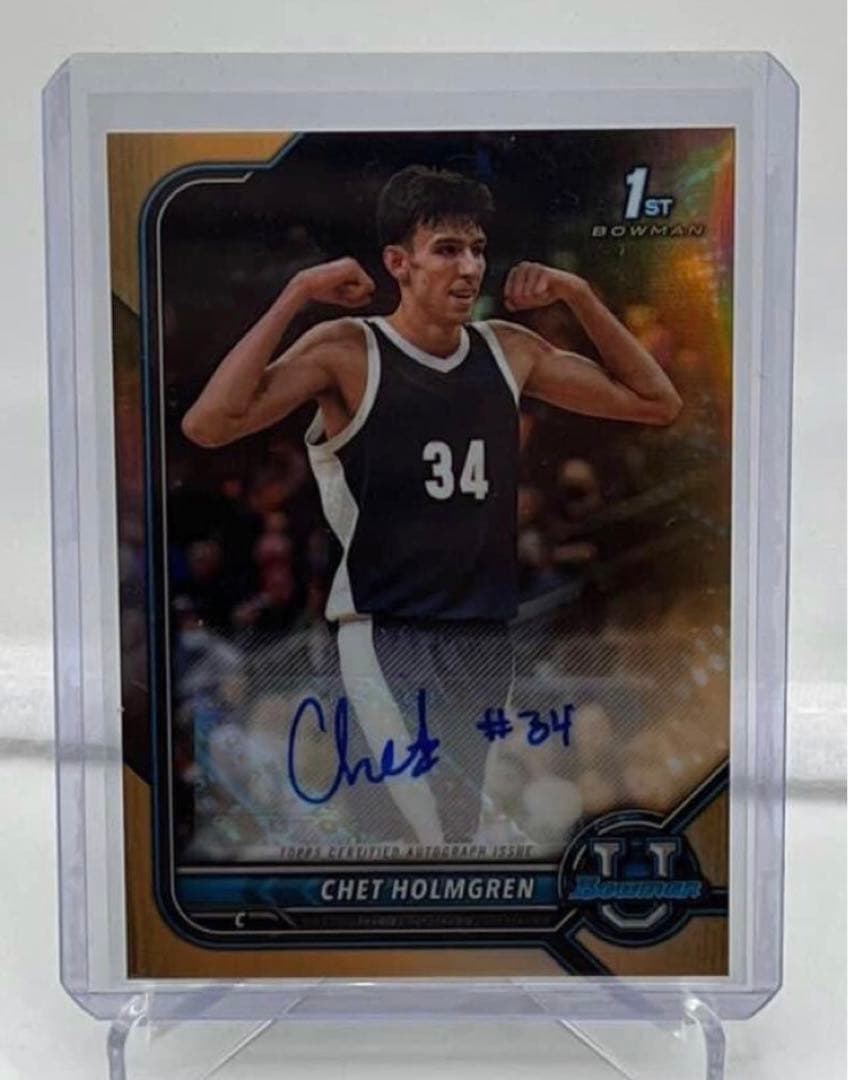 激レア❗️ミスサイン　25シリ　チェットホルムグレン