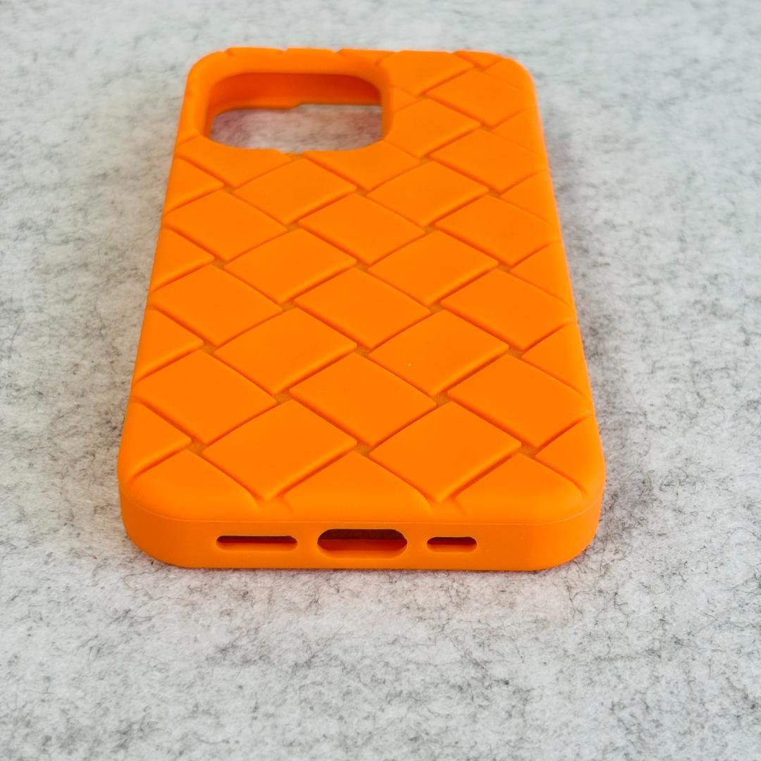 ボッテガヴェネタ iPhone ケース　オレンジ　BOTTEGA VENETA
