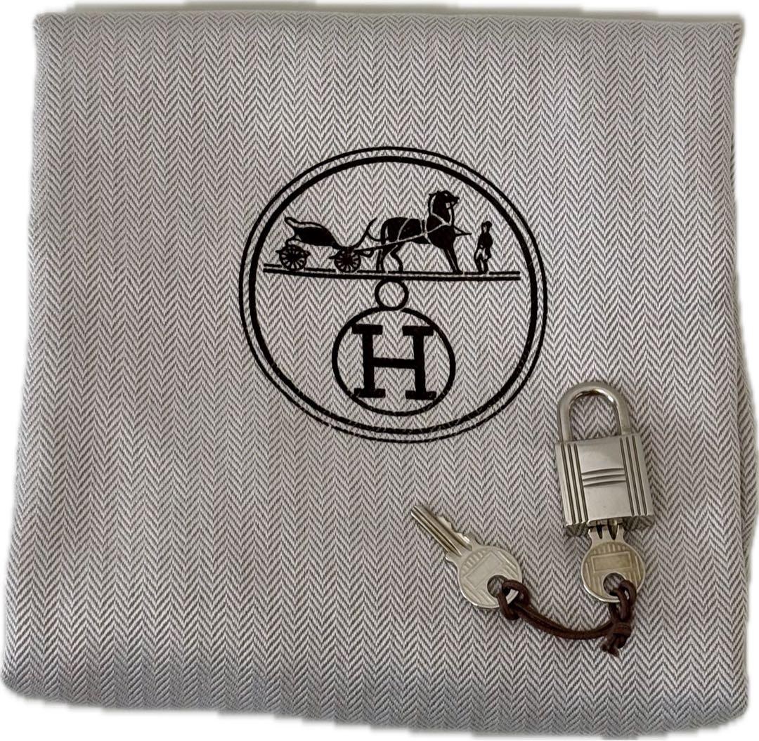 美品 HERMES エルメス ピコタン ロック MM シルバー X刻印