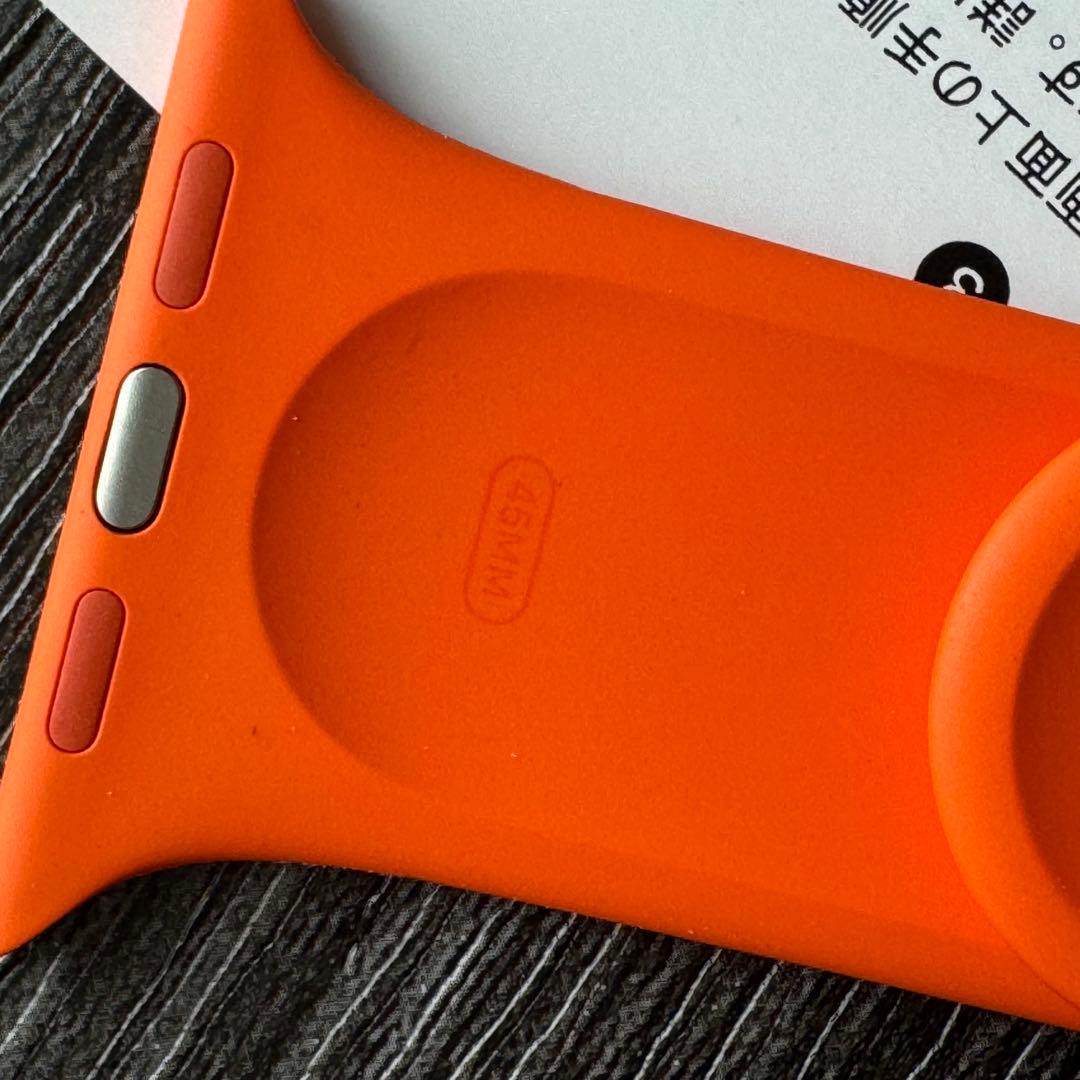 2806 未使用　Apple Watch エルメス　オレンジ　ラバー　シリコン
