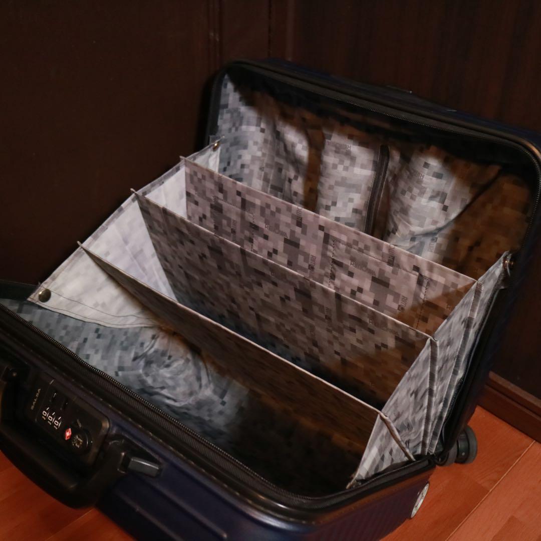 【美品】 RIMOWA サルサ ビジネストローリー ネイビー 4輪 スーツケース