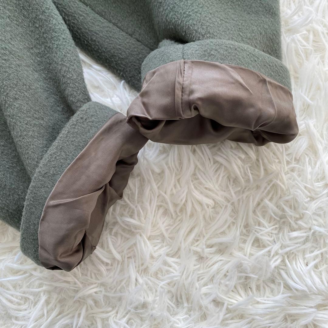 ティッカ　シングルコート　テントコート　グリーン　ゆったり✨