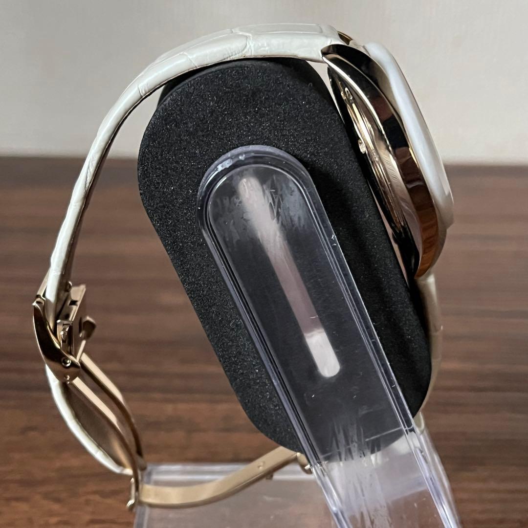 【未使用級！！】SEIKO アストロン シェル文字盤 レザーベルト ホワイト