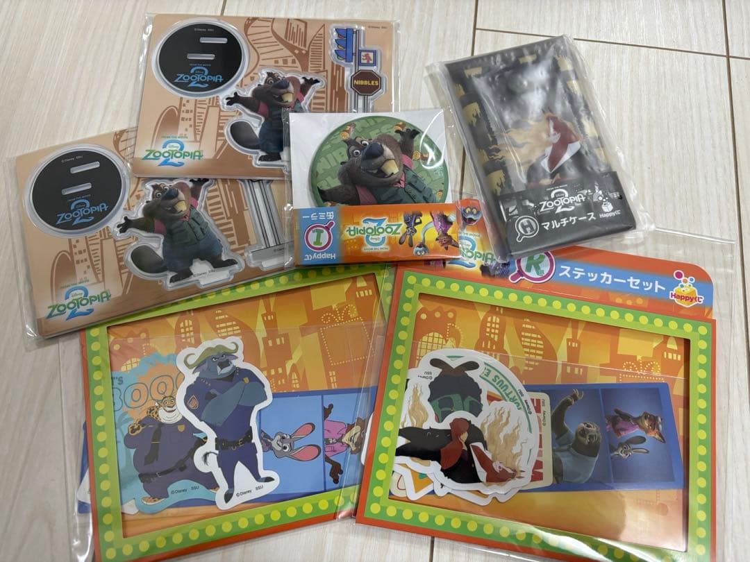V*E様 ズートピア2 happyくじ　A賞　ラストワン賞　2点セット