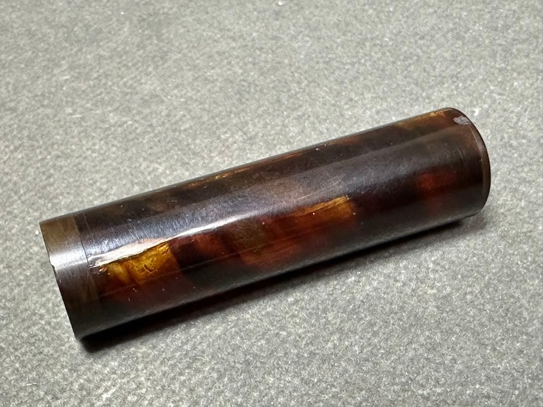 本鼈甲　印材　印鑑　はんこ　ハンコ　 彫刻 細密細工