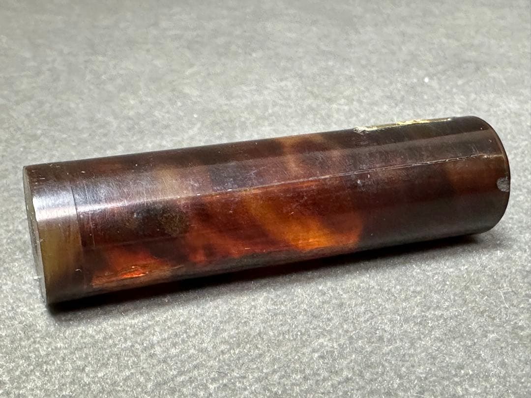 本鼈甲　印材　印鑑　はんこ　ハンコ　 彫刻 細密細工