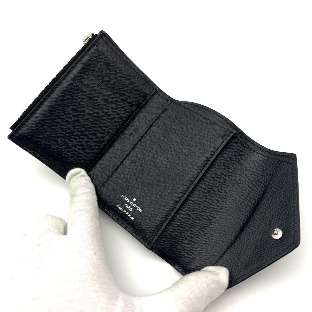 【極美品】ルイヴィトン エピ ポルトフォイユ ヴィクトリーヌ 黒 A756