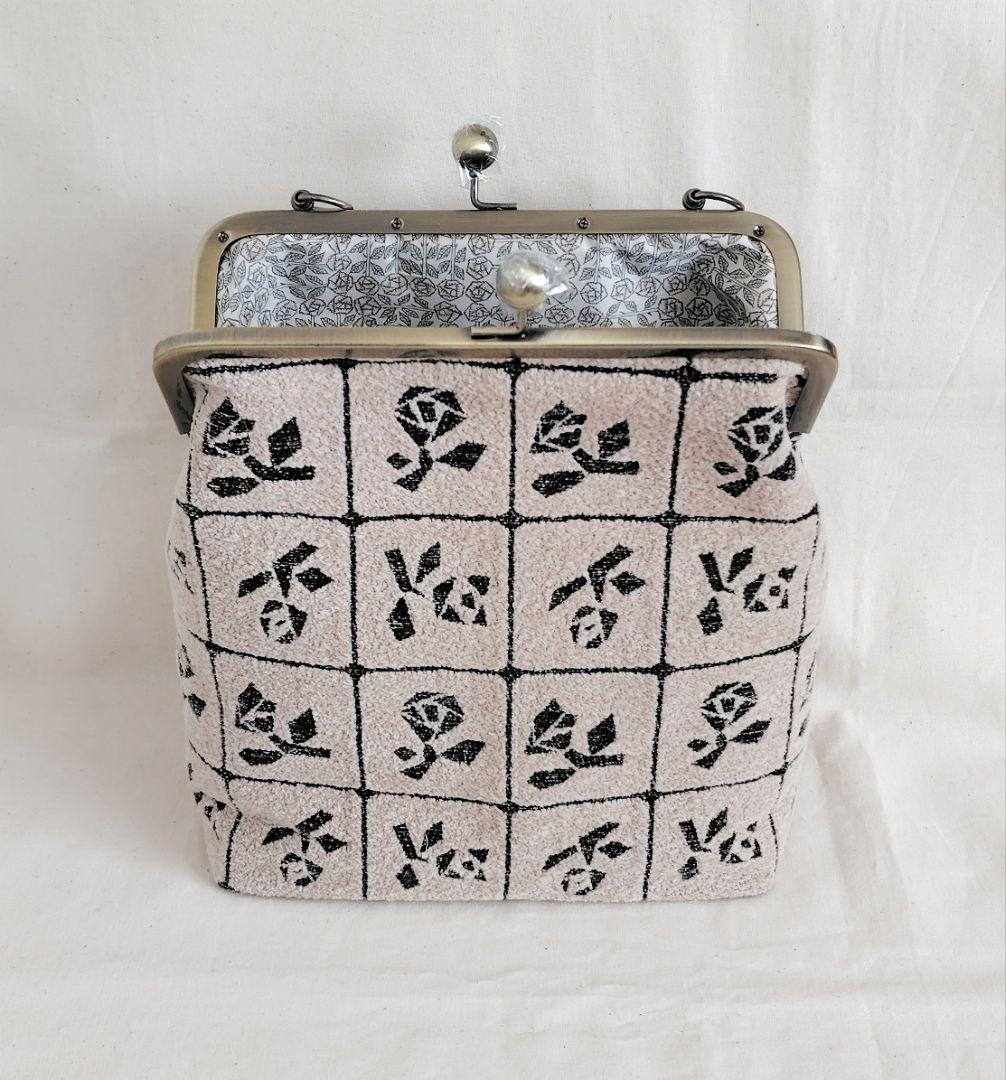 ミナペルホネン　Lulu（large）がま口　ショルダーバッグ