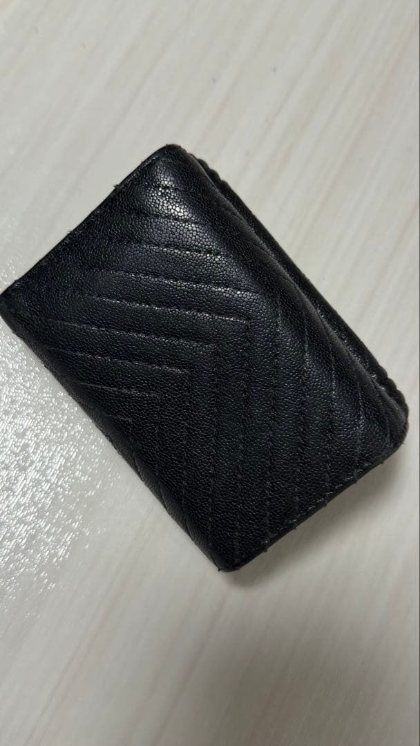 正規品 使用感あり CHANEL ボーイシャネル 三つ折り財布 Wallet