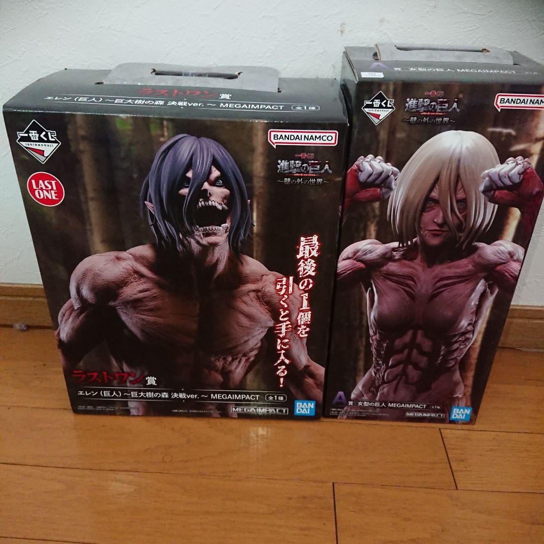 進撃の巨人 一番くじ フィギュア 壁の外の世界 アニ・レオンハート ラストワン