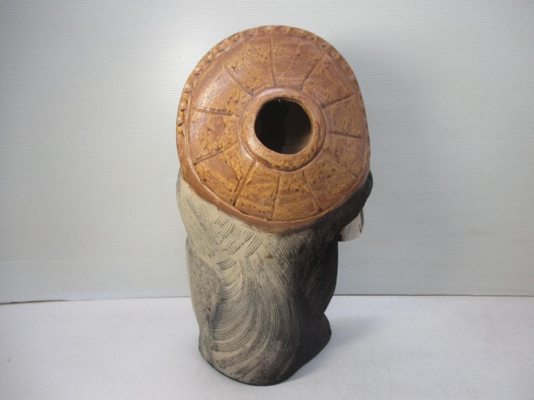 信楽焼 たぬき 置物 高さ約55cm 商売繁盛 縁起物 開運 陶器 狸オブジェ