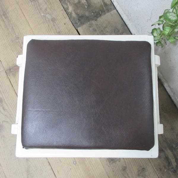 イギリス アンティーク 家具 スツール 椅子 チェア ペイント 木製 4185d