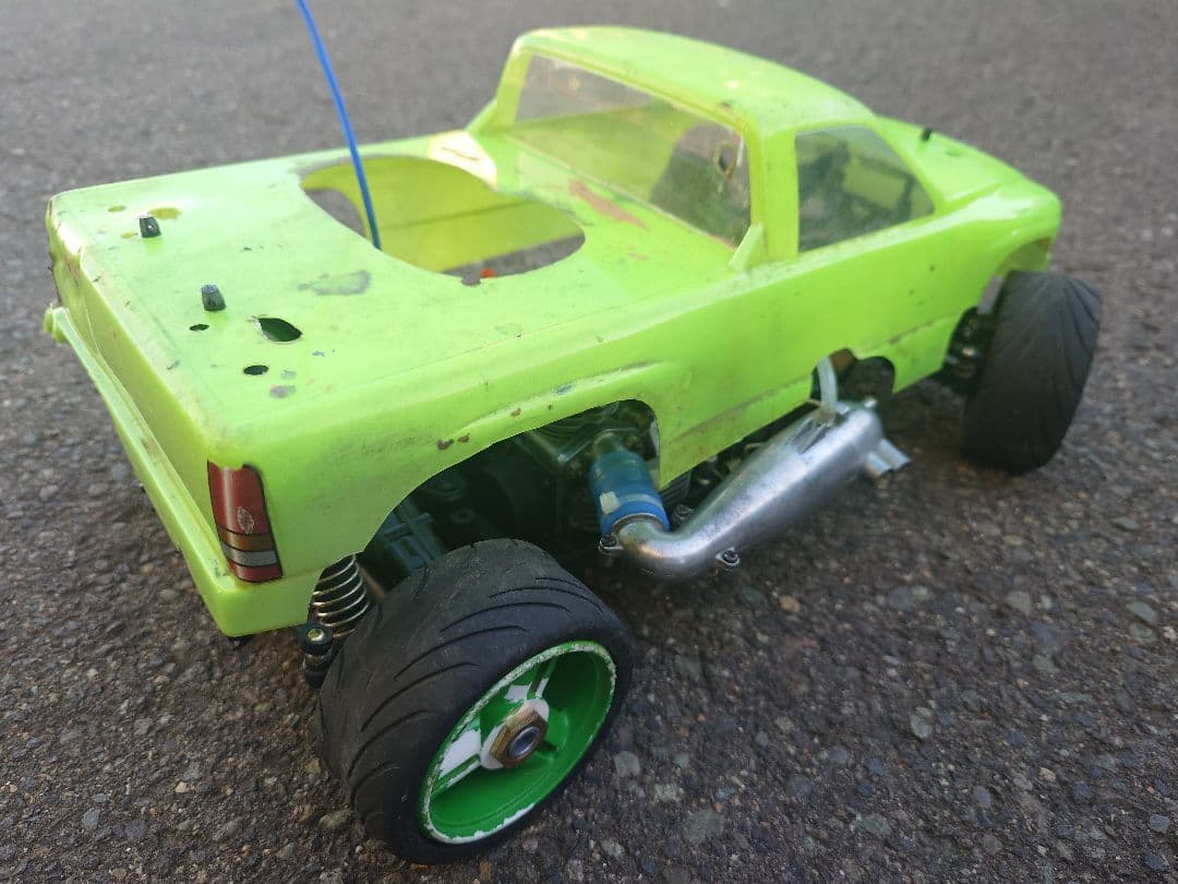 1/10タミヤ4WDエンジンバギー即走行可