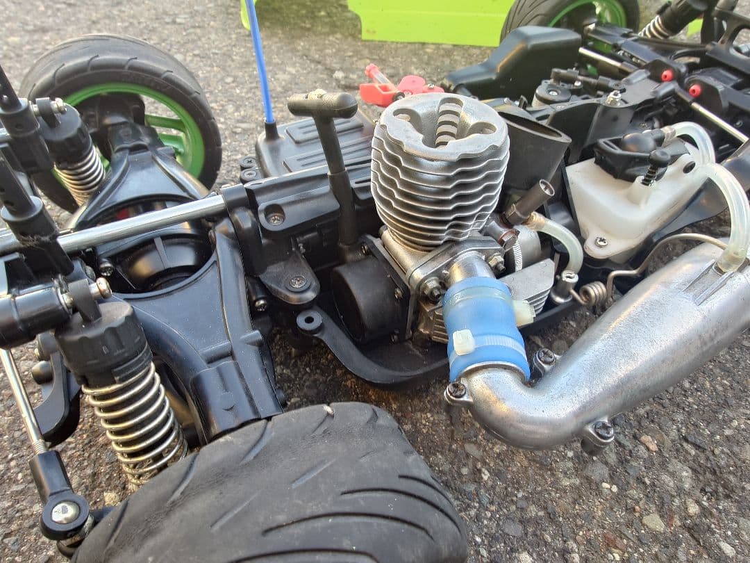 1/10タミヤ4WDエンジンバギー即走行可