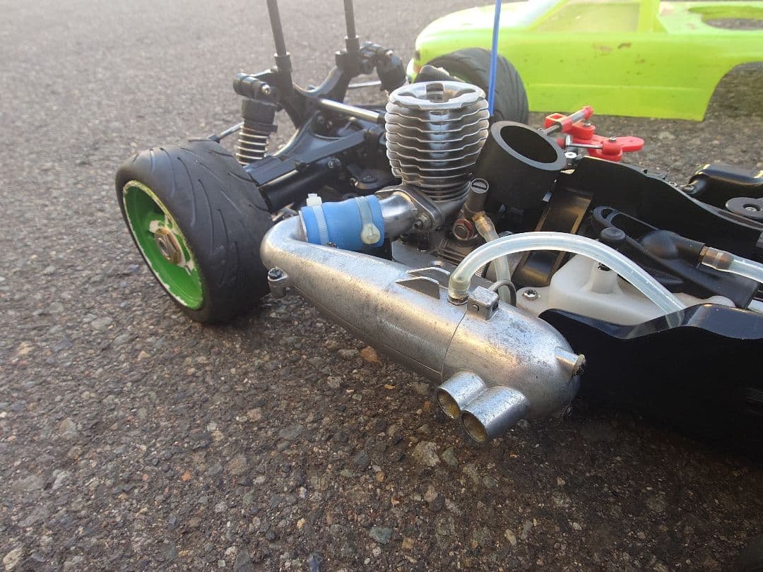 1/10タミヤ4WDエンジンバギー即走行可