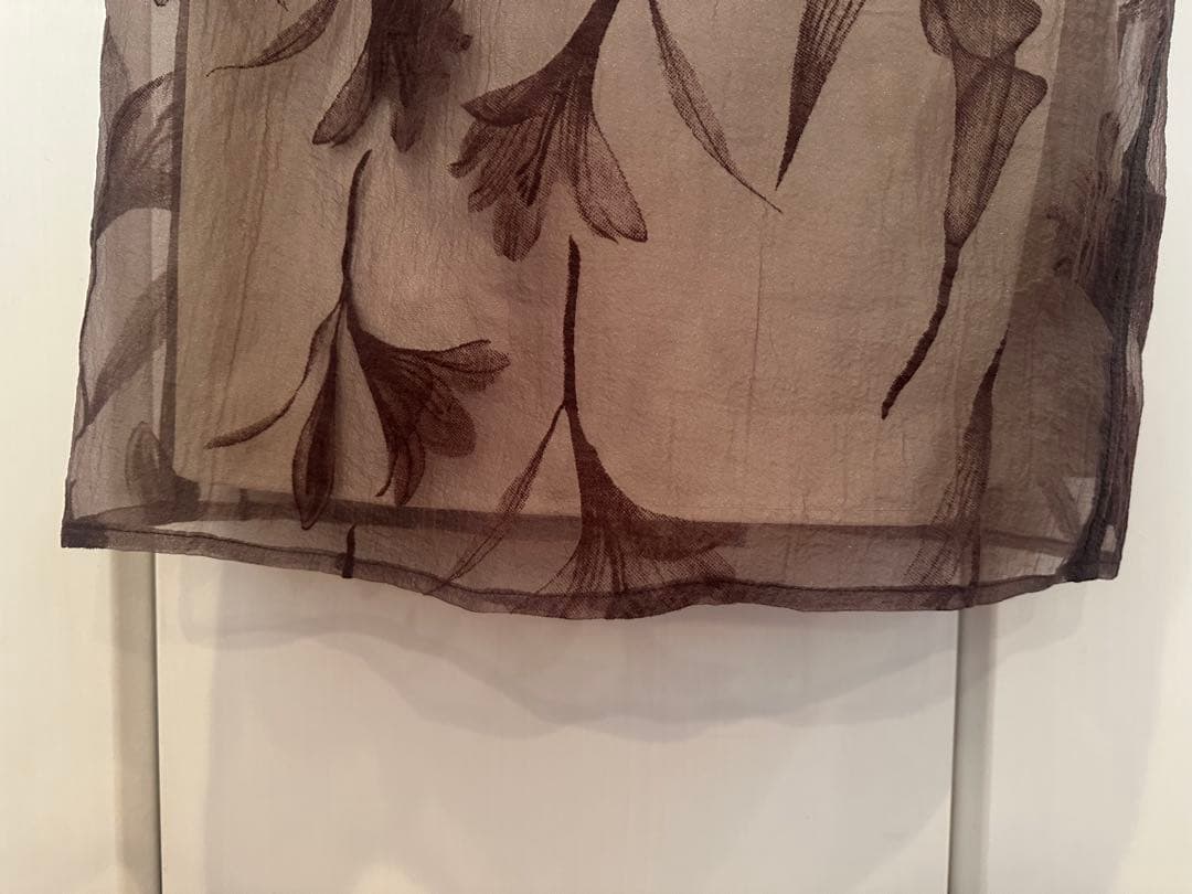 LERURE リルアー Circurar sleeve flower dress