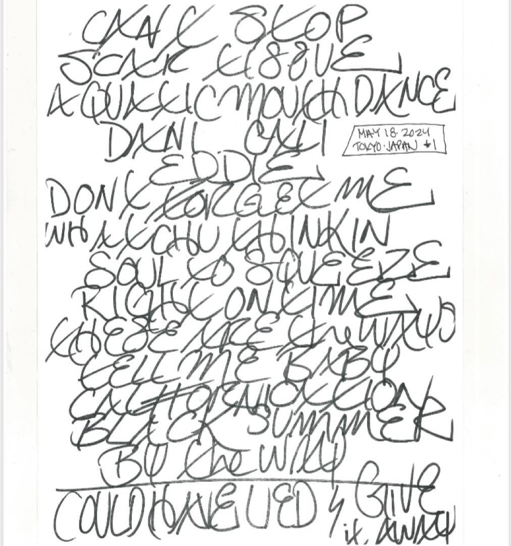 レッチリ東京ドーム公演　ポスター2枚セット　おまけつき