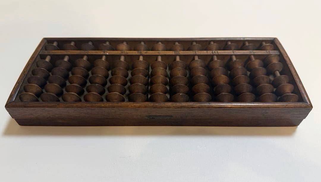 希少品 大型そろばん ５つ玉そろばん 明治時代後期 約120年前