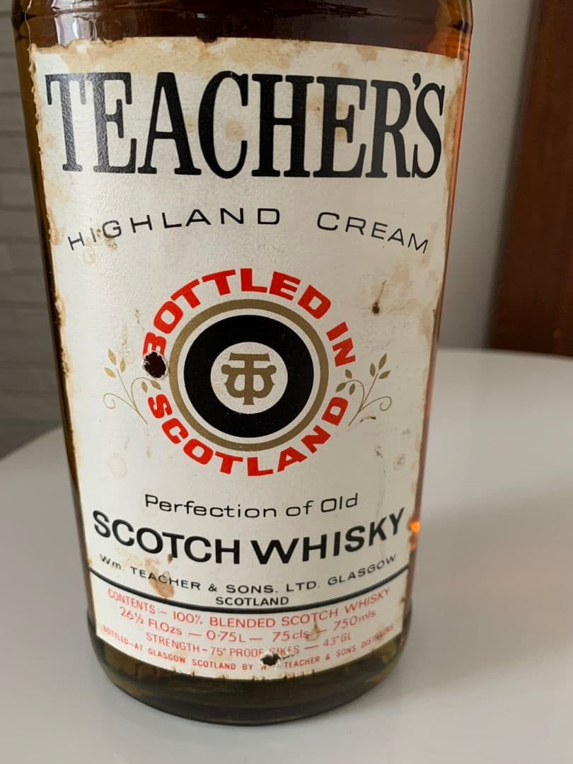 TEACHER'S 　HIGHLAND CREAM　古酒