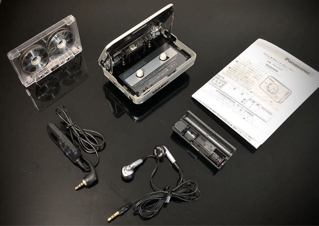 カセットウォークマンPanasonic RQ-SX60銀「整備済み、完動超美品」