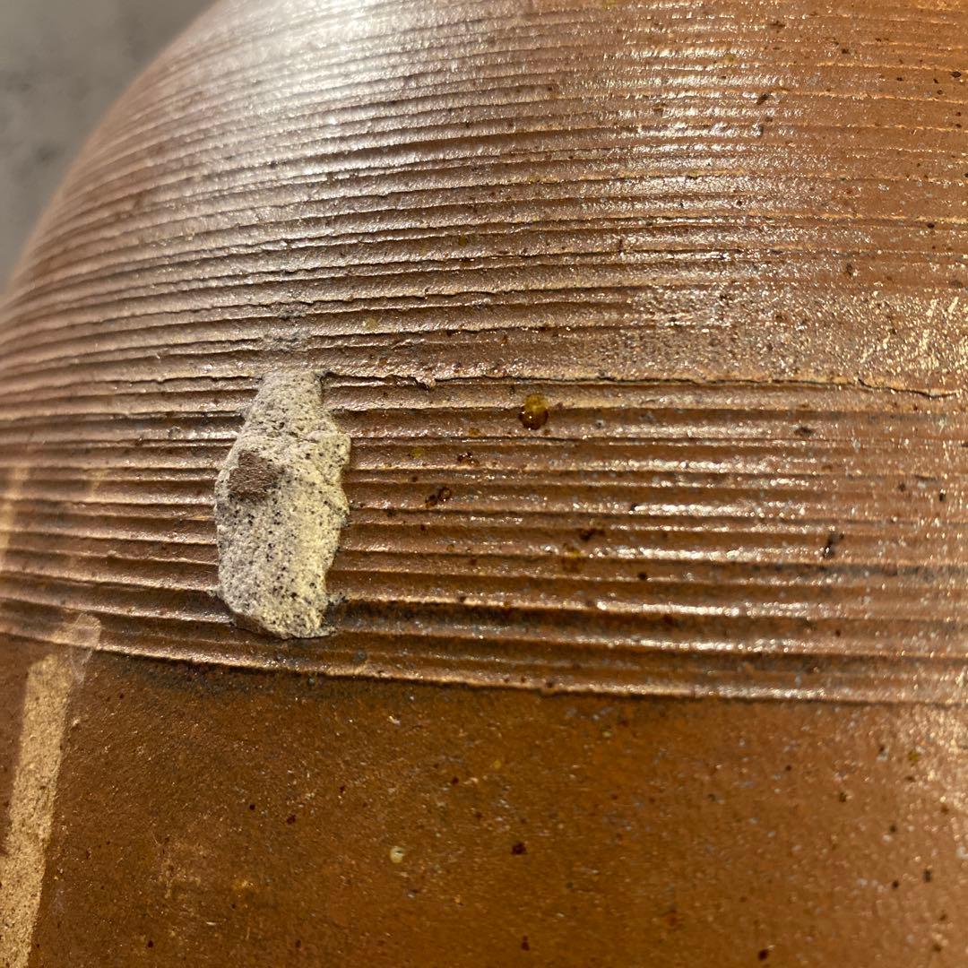 時代物 骨董品 備前焼 通い徳利 幕末明治 花瓶 花器 コレクション