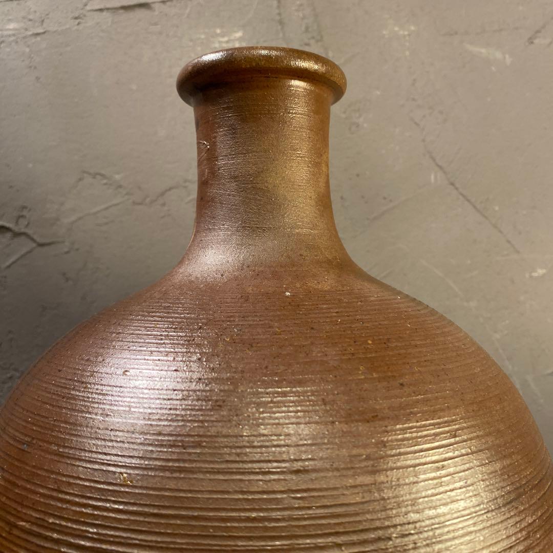 時代物 骨董品 備前焼 通い徳利 幕末明治 花瓶 花器 コレクション