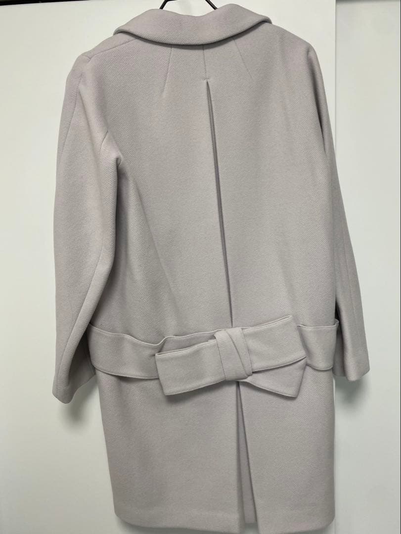 LANVIN en Bleu ライトグレー チェスターコート