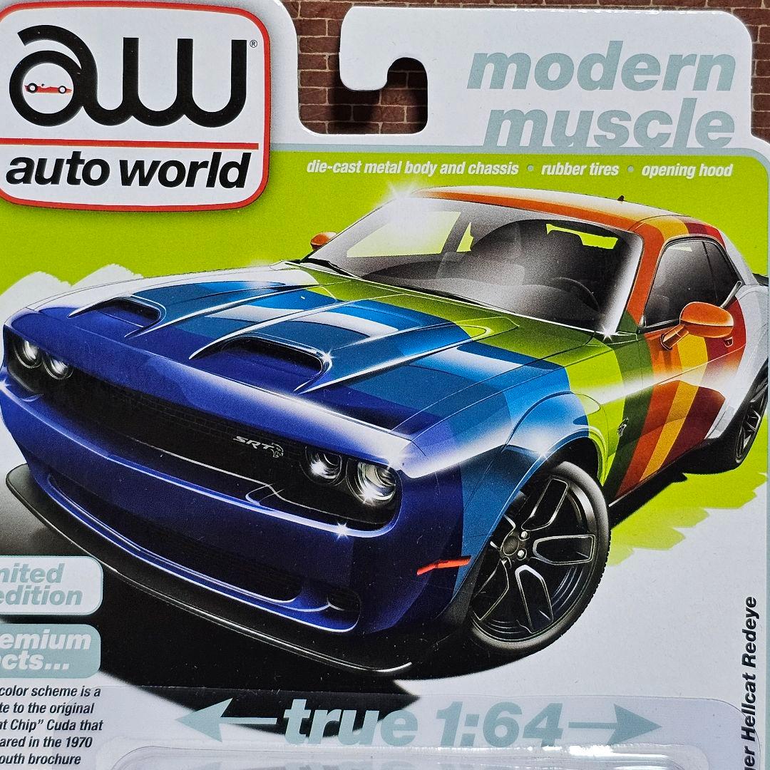 オートワールド　ダッジ　チャレンジャー　ヘルキャット　14カラー　1/64　新品