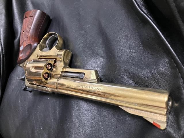 D*e様 コクサイ S&W M29 6インチ 金属SMGモデル／木製グリップ装着