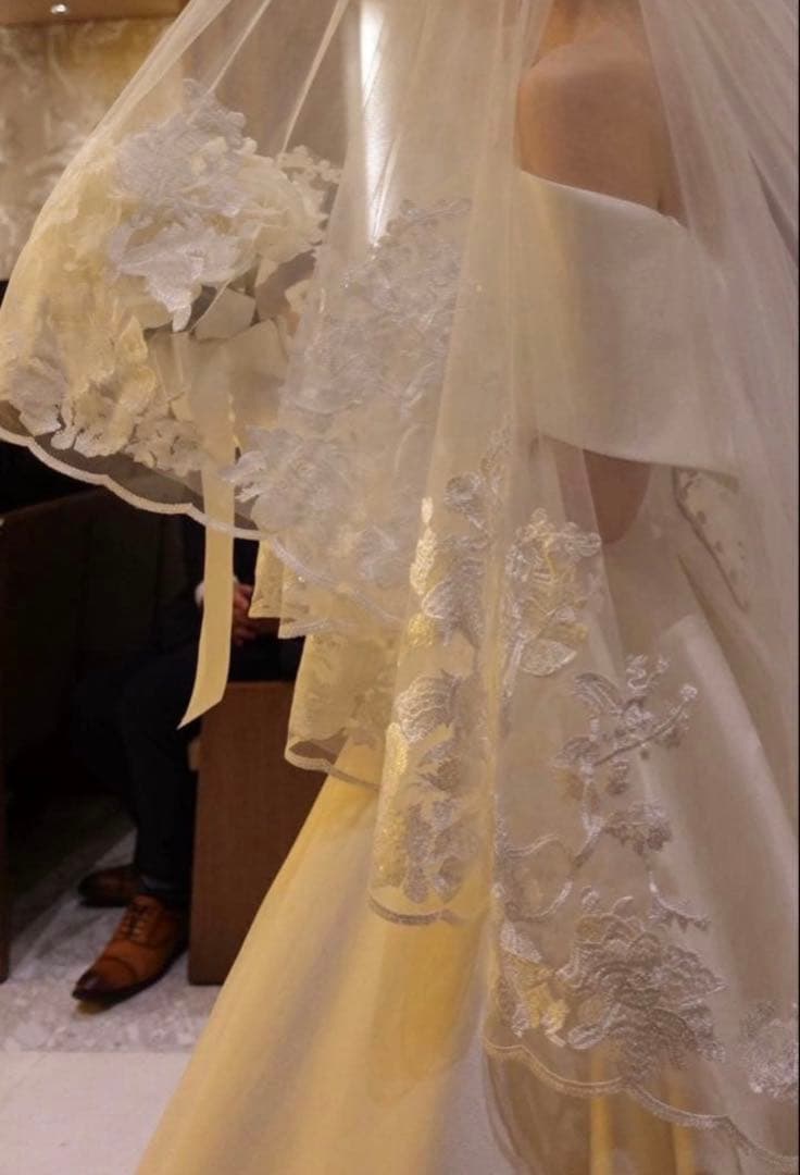 ウェディング　ベール ベールダウン可能 花嫁