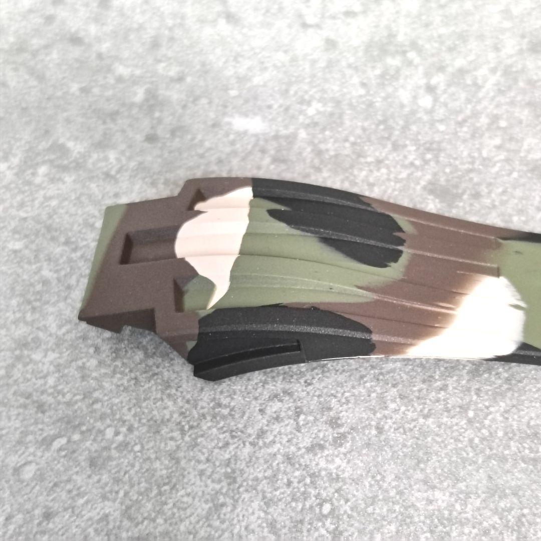 RICHARD MILLE リシャールミル RM025用 ラバーベルト カモフラ