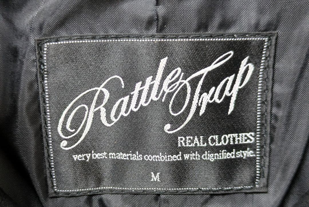 【美品】RATTLE-TRAP シングルライダース　レザージャケット　Mサイズ