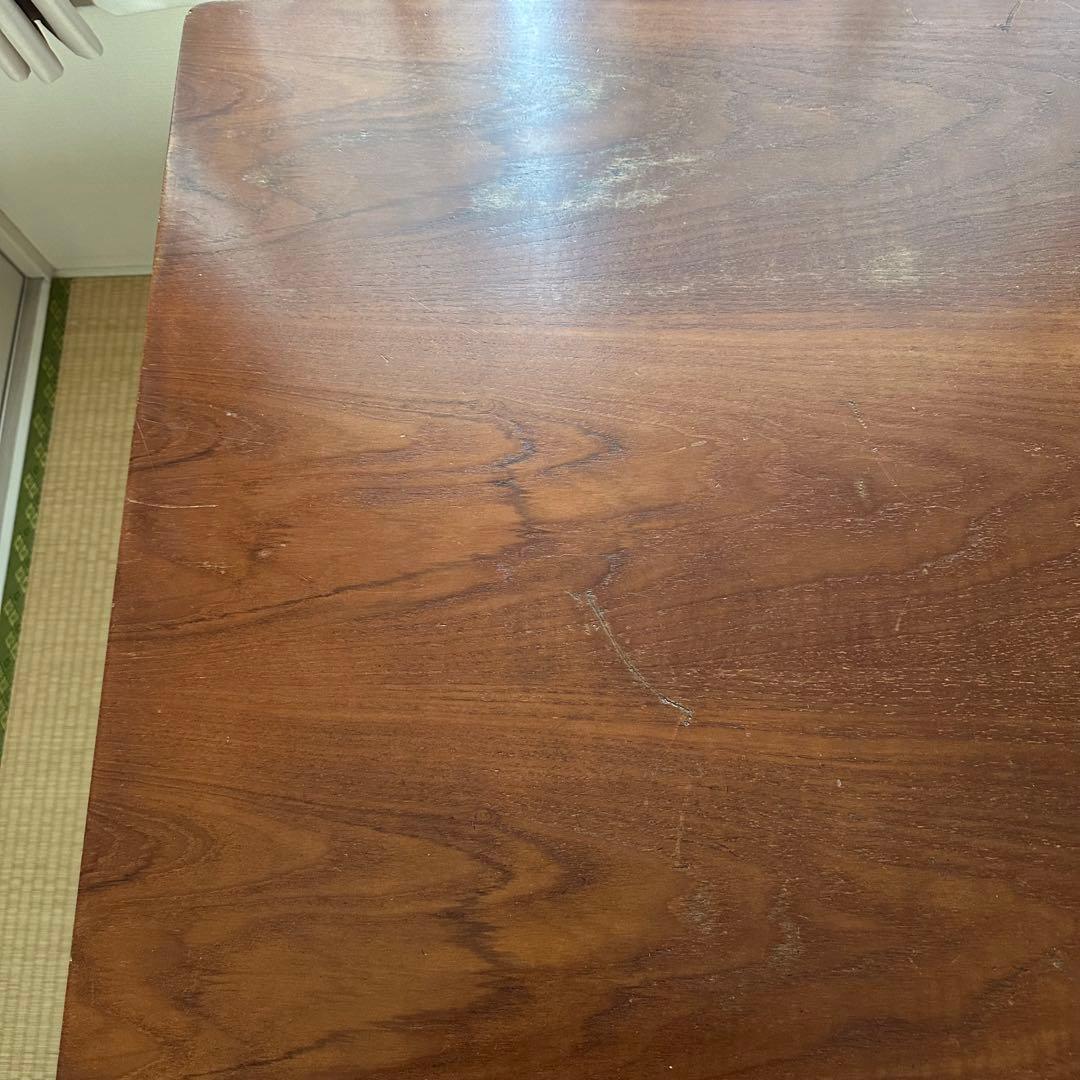 天童木工　水之江忠臣　チーク材　ダイニングテーブル